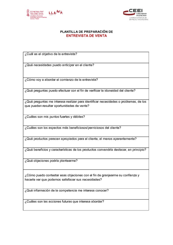 Plantilla Entregable a cumplimentar y entregar