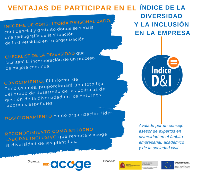 RED ACOGE LANZA LA VI CONVOCATORIA DEL NDICE DIVERSIDAD E INCLUSIN