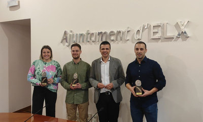 Sarai Gonzlez, Ctery IA y Biosoluciones Agro, premiadas como iniciativas emprendedoras destacadas por el Ayuntamiento de Elche