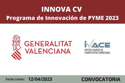 Programa de Innovación de PYME (INNOVA-CV) 2023