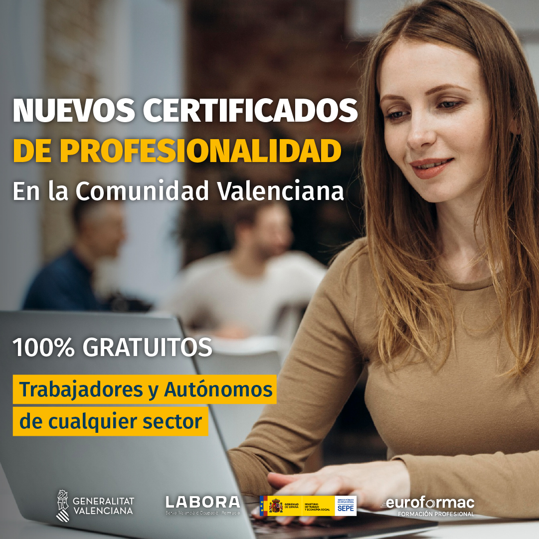 Certificados de profesionalidad para trabajadores y autnomos Intersectorial