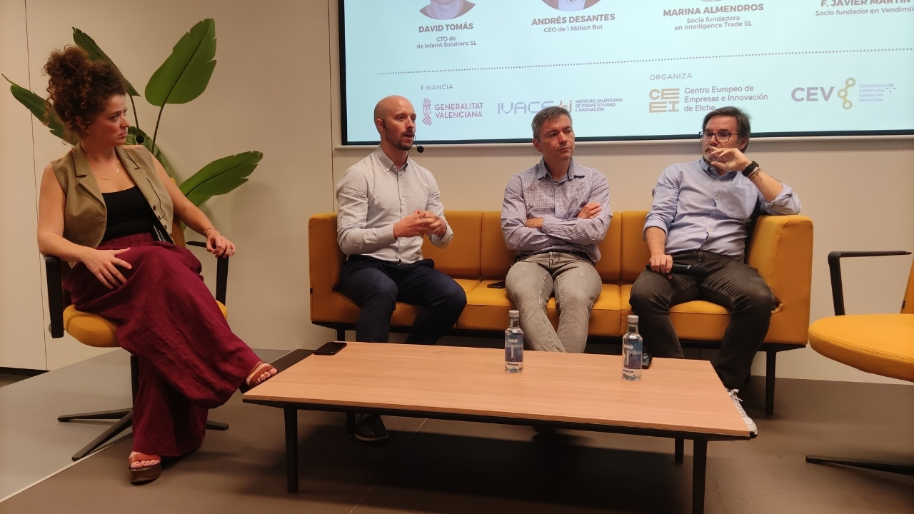 David Tomás, Andrés Desantes, Marina Almendros y Francisco Javier Martín