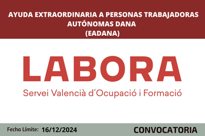 Ayuda extraordinaria a personas trabajadoras autónomas DANA 2024