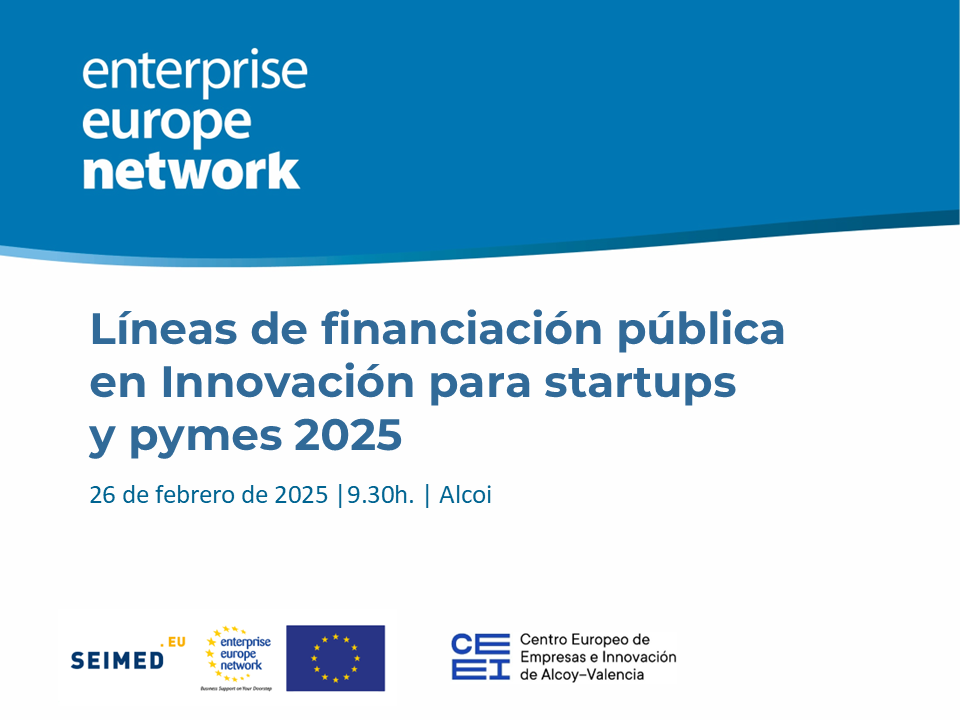 Lneas de financiacin pblica en Innovacin para startups y pymes 2025