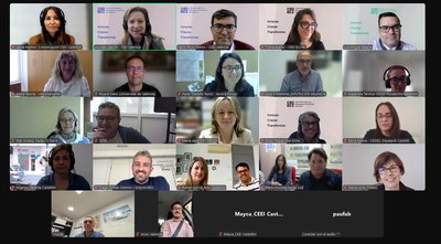 Participantes en el Comit� de Organizaci�n del Congreso.