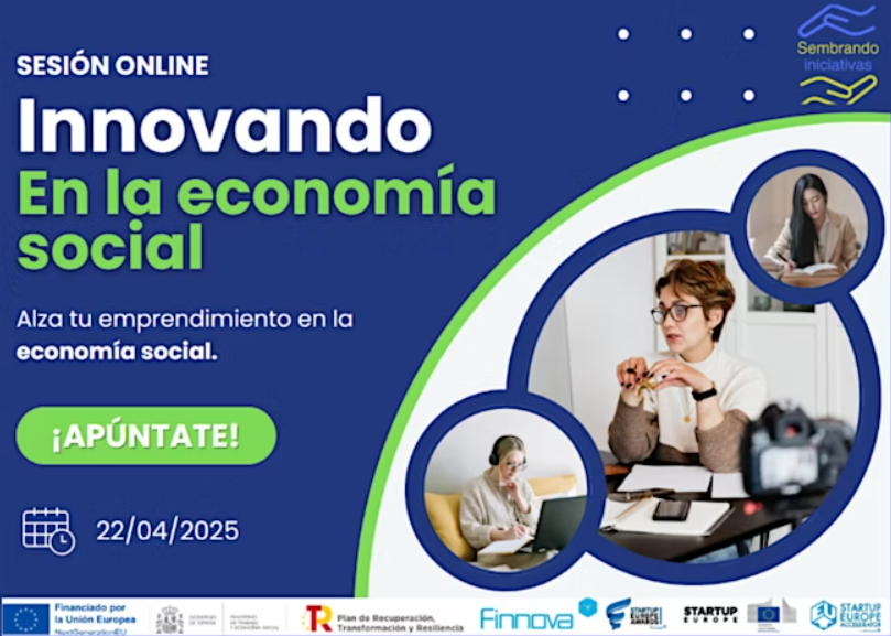 En las últimas décadas, el emprendimiento femenino ha ganado visibilidad como una fuerza clave para el desarrollo económico y social. Cuando este se articula dentro del marco de la economía social, surge una sinergia poderosa que no solo impulsa la actividad económica, sino que también promueve la equidad, la solidaridad y la sostenibilidad. Por ello, Finnova implementa Sembrando Iniciativas, un programa transformador financiado por la Unión Europea a través del Programa Next Generation EU, en el marco del PERTE de la Economía Social y de los Cuidados. Esta iniciativa está diseñada para fomentar el emprendimiento femenino y la empleabilidad de mujeres en situación de vulnerabilidad por razón de género, ubicación geográfica, recursos económicos o nivel de estudios. Sembrando Iniciativas se enfoca en potenciar proyectos de economía verde y digital, como la economía circular, energías renovables, digitalización y turismo sostenible, promoviendo sinergias y alianzas para un desarrollo económico y social inclusivo. El próximo martes 22 de abril, de 16h00 a 18h00 CEST, se celebrará un taller online en el que se abordarán las oportunidades de financiación para emprendedoras y se ofrecerán ejemplos de casos de éxito de emprendimiento femenino y economía social
