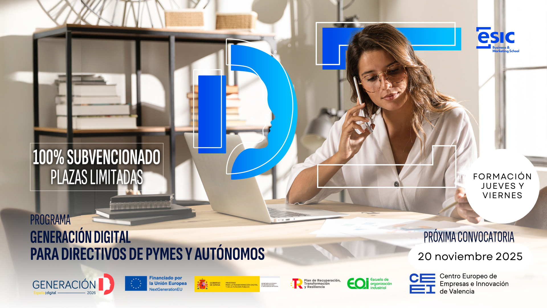 Programa ESIC formación jueves y viernes