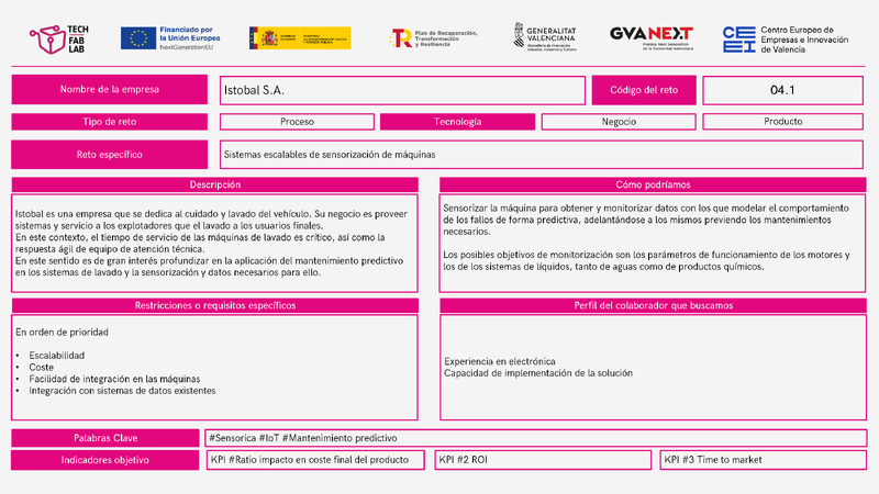 Reto: Sistemas escalables de sensorizaci�n de m�quinas