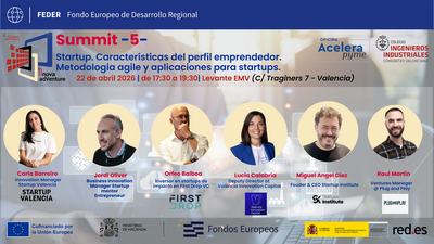 Summit 5: Startup: Características del perfil emprendedor. Metodologías ágiles y aplicaciones para startups