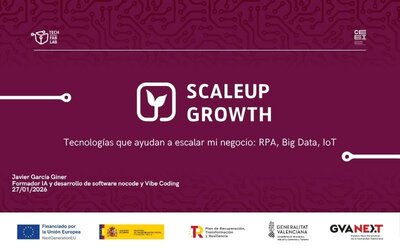 Presentación "Tecnologías que ayudan a escalar mi negocio: RPA, Big Data e IoT"