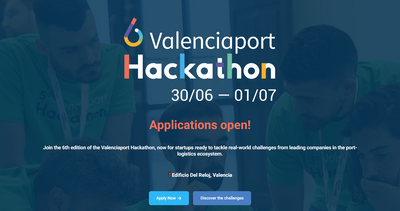 Valenciaport Hackathon 6ª edición: reto de innovación abierta para startups en logística portuaria