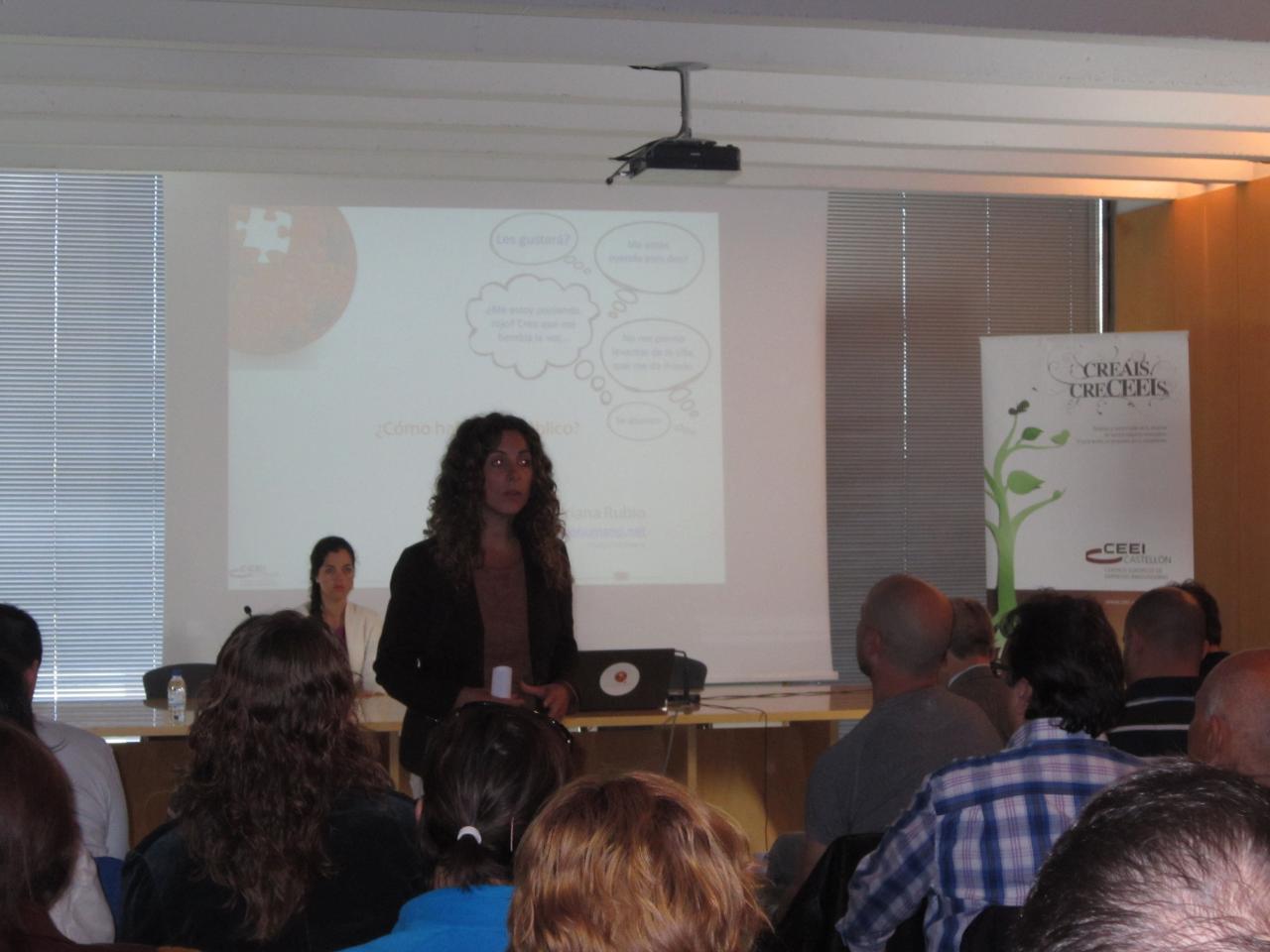 Presentación de la jornada, Edurne Zubiria técnico de ceei castellón