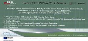 invitaci�n premios ceei impiva valencia 2012