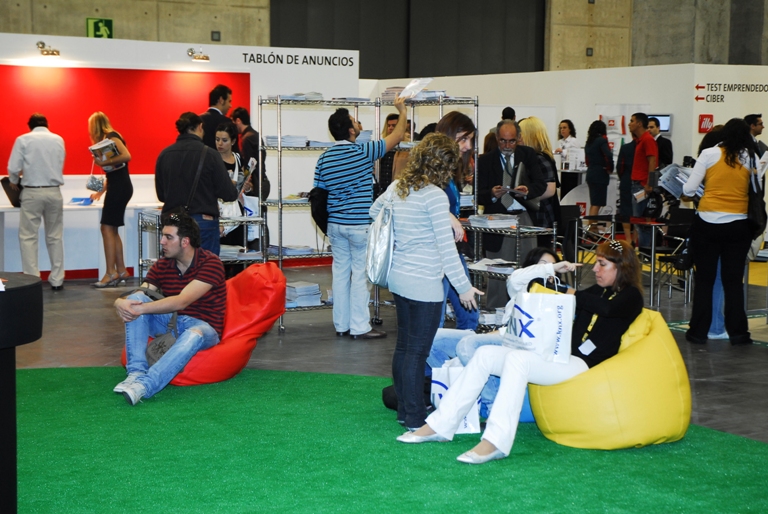 Vista del rea del Kiosko del DPECV 2009 en el pabelln 5 Feria Valencia 