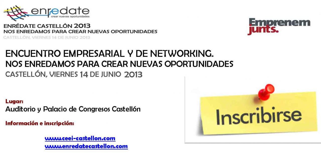 Invitación Enrédate 2013