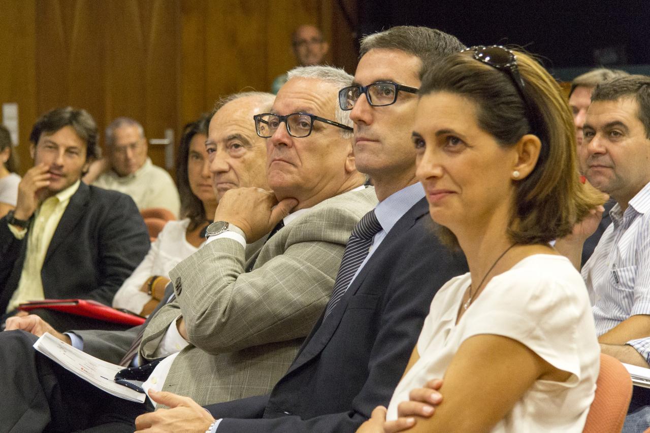 Inmaculada Bea, Justo Vellón, Pepe Portilla y Jesús Casanova asistentes a la presentación del DPECV2013