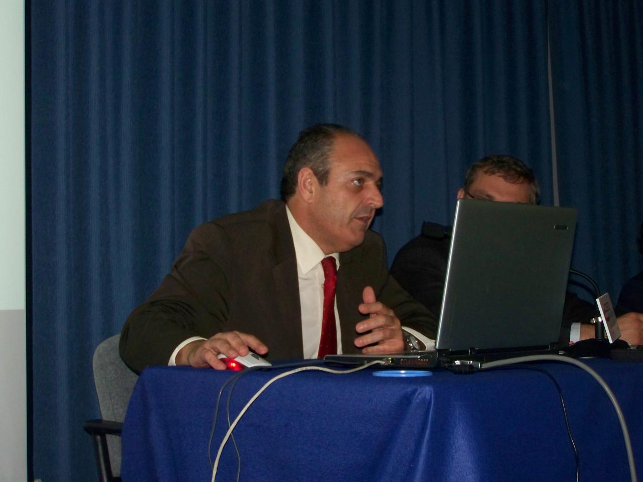 Foto de Guillermo Perez, SGR CV, en el foro de financiacin del CEEI Valencia, 2008