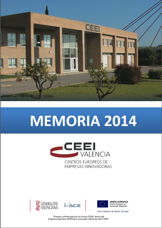 Portada Memoria CEEI Valencia 2014