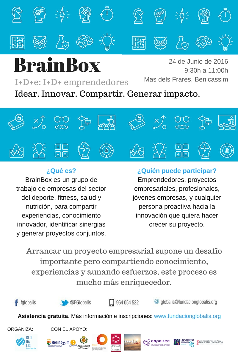 Brain Box. Idear. Innovar. Compartir. Generar impacto.