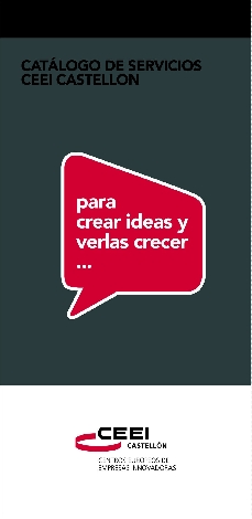Cat�logo de Servicios CEEI Castell�n 2010