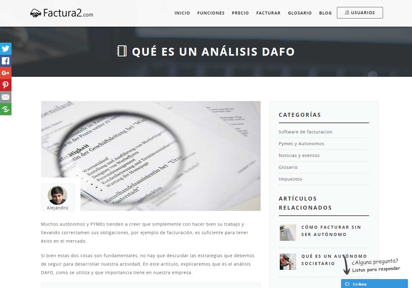 En qué consiste un análisis DAFO