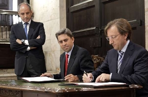 Francisco Camps, Vicente Rambla y Carlos Sim�n