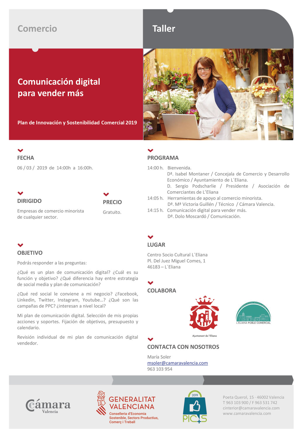 Taller comunicacin digital para vender ms