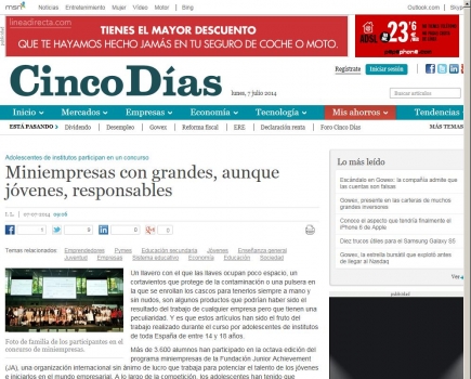 Miniempresas con grandes, aunque j�venes, responsables 