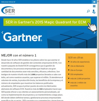 ECM, DMS, archivado, expedientes electr�nicos, BPM - Grupo SER