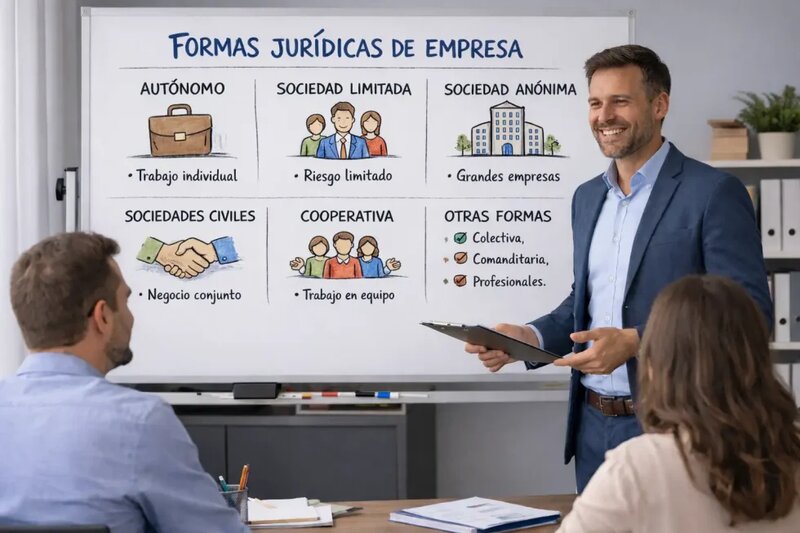 Qué forma jurídica elegir para tu empresa: ventajas, desventajas y ejemplos